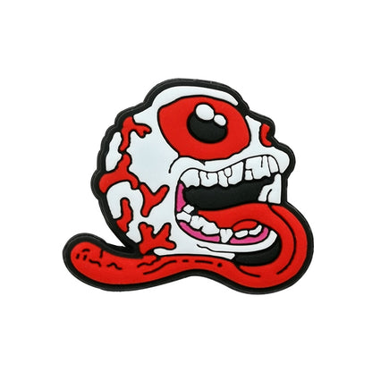 Inspirado en los adornos para zapatos con temática de terror