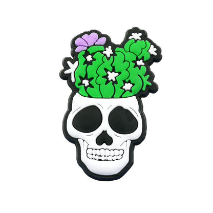 Inspirado en los adornos para zapatos con temática de terror