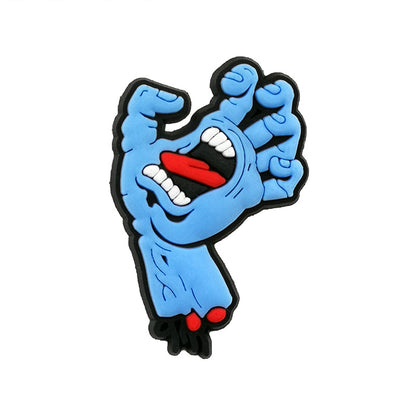 Inspirado en los adornos para zapatos con temática de terror