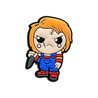 Inspirado en los adornos para zapatos con temática de terror