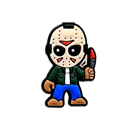 Inspirado en los adornos para zapatos con temática de terror