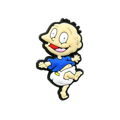 Inspirado en los adornos para zapatos de Rugrat