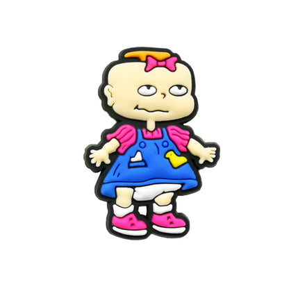 Inspirado en los adornos para zapatos de Rugrat