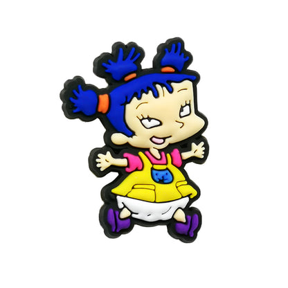 Inspirado en los adornos para zapatos de Rugrat