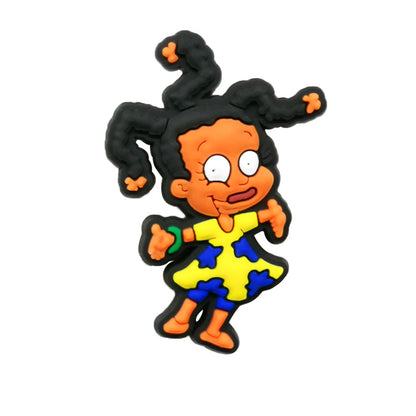 Inspirado en los adornos para zapatos de Rugrat