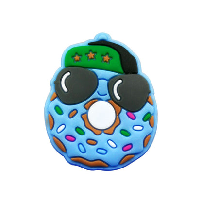 Inspirado en los adornos para zapatos Donuts