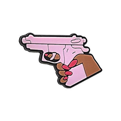 Inspirado en los adornos para zapatos de armas