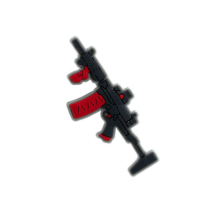 Inspirado en los adornos para zapatos de armas