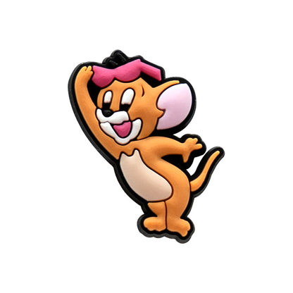 Inspirado en los adornos para zapatos de Tom y Jerry