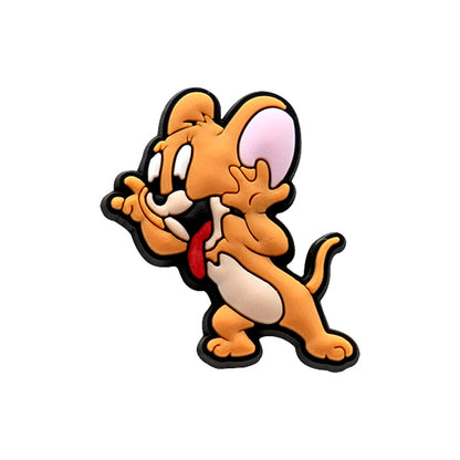 Inspirado en los adornos para zapatos de Tom y Jerry