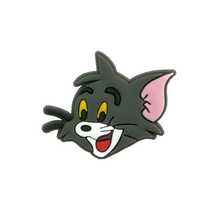 Inspirado en los adornos para zapatos de Tom y Jerry