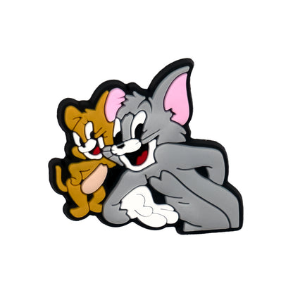 Inspirado en los adornos para zapatos de Tom y Jerry