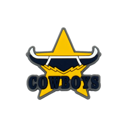 Inspirado en los adornos para zapatos de la NRL