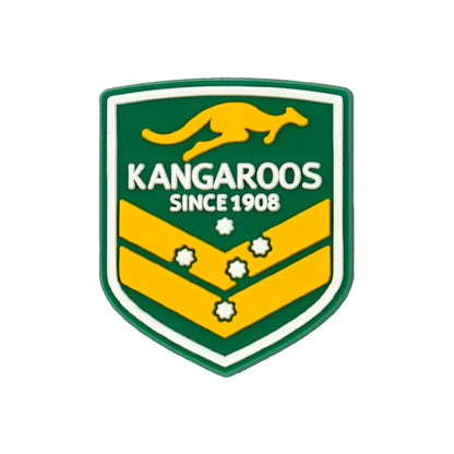 Inspirado en los adornos para zapatos de la NRL