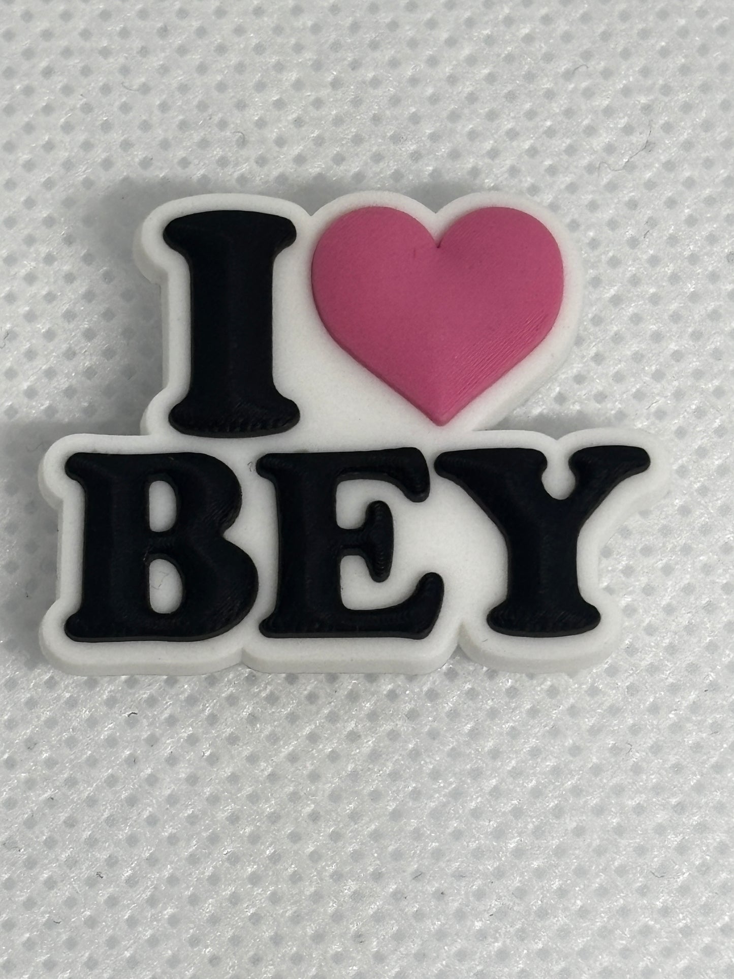 Inspired by I Heart BEY Shoe Charm's