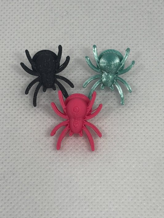3D Mini Spider Shoe Charm's