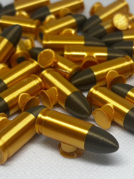 3D Bullets 9mm Shoe Charm's