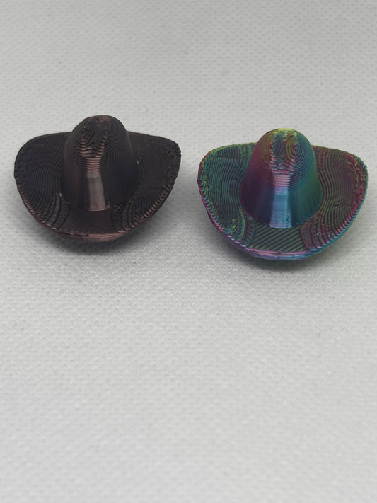 3D Cowboy Hat Shoe Charm's