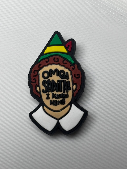 ELF (OMG SANTA I KNOW HIM) Shoe Charm's