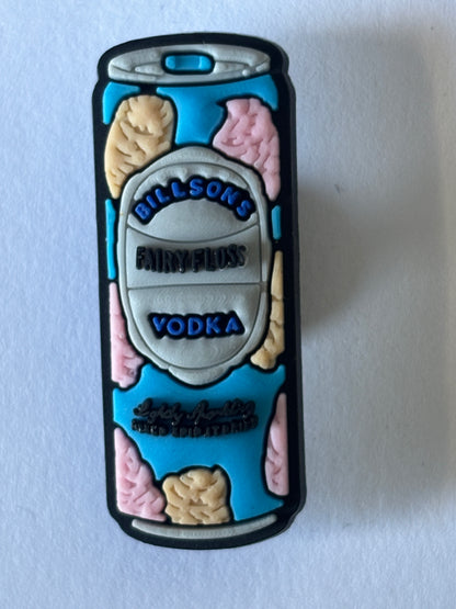 Inspirado en los adornos para zapatos de marcas de alcohol