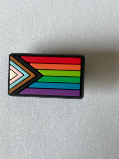 Inspirado en los adornos para zapatos del Orgullo (LGBTQIA+)