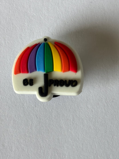 Inspirado en los adornos para zapatos del Orgullo (LGBTQIA+)
