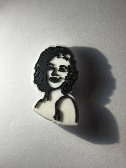 Inspired by Black & White Music Shoe Charm's