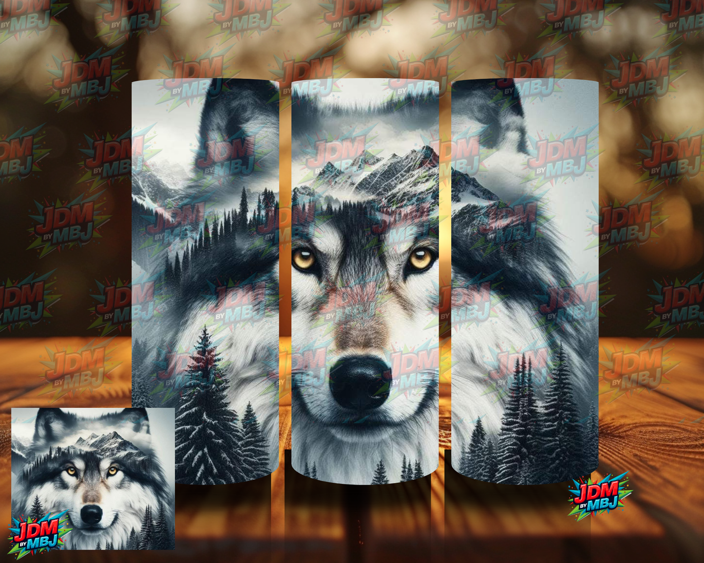 Wolf Face Sublimation Prints