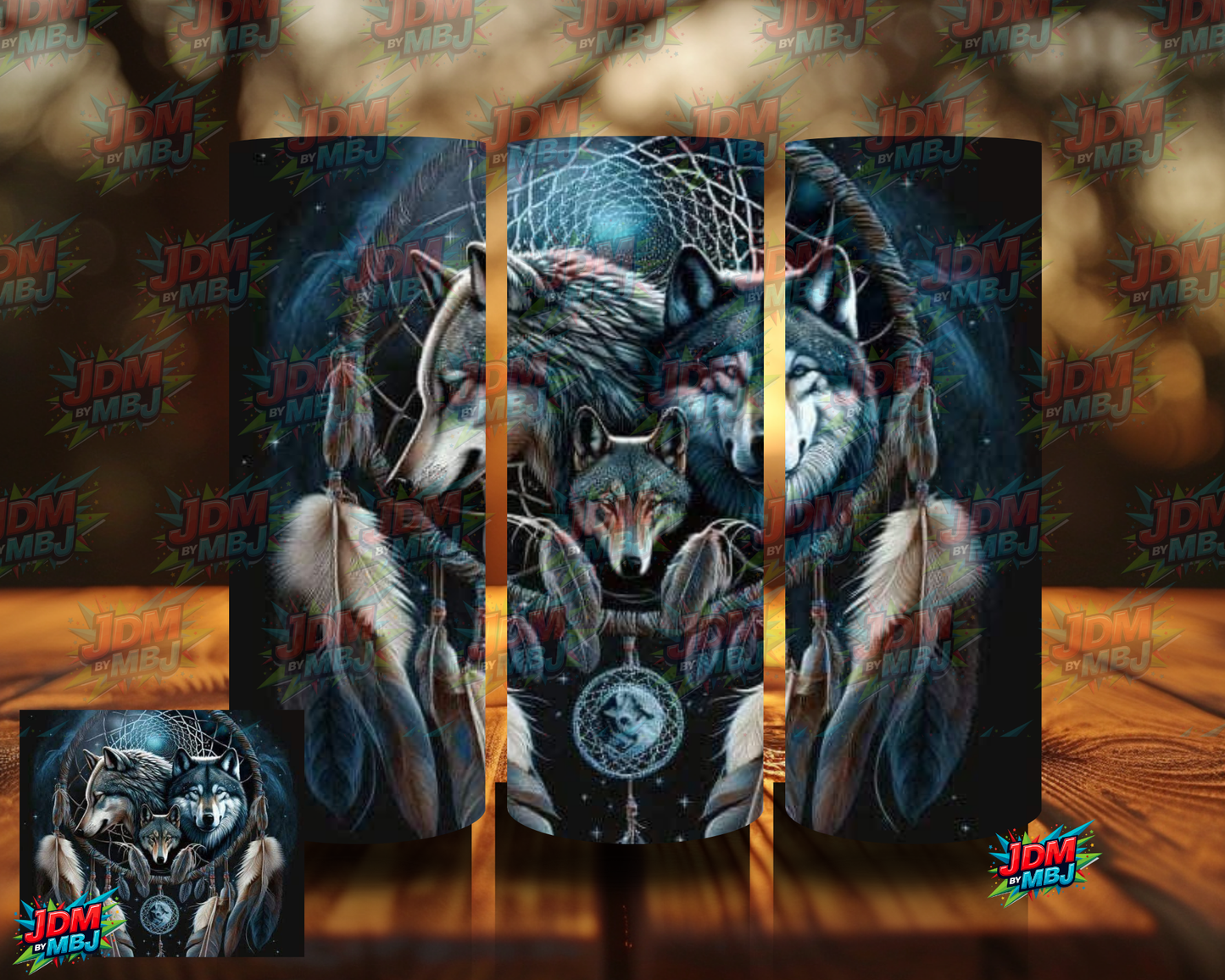 Wolf Dream Catcher Sublimation Prints