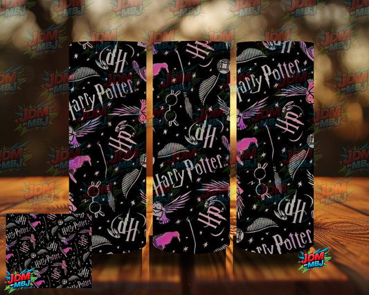 Inspired by Harry Potter Logo Hot Pink Sublimation Prints