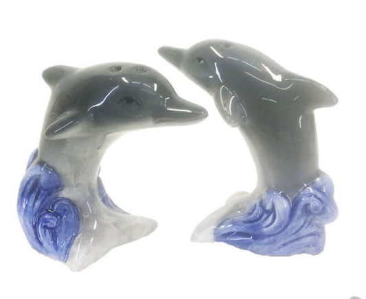8cm Dolphin Wave Salt & Pepper Shaker
