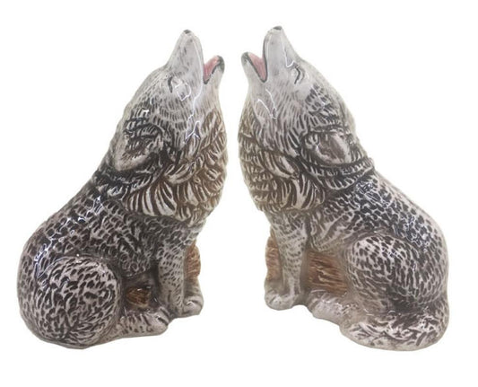 8cm Wolf Salt & Pepper Shaker