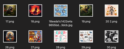 Bulk Digital Download Files