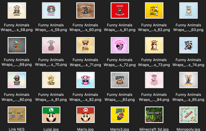 Bulk Digital Download Files