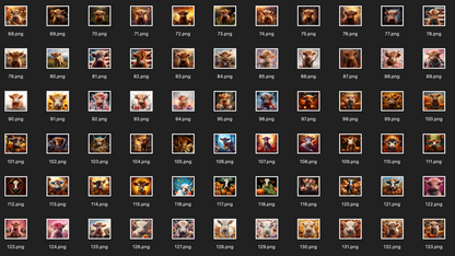 Highland Cow Digital File