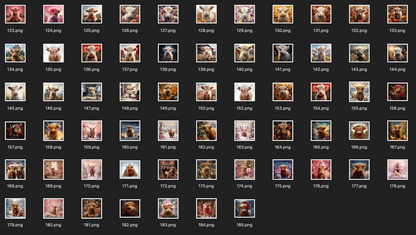 Highland Cow Digital File