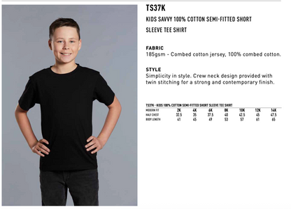 TS37K SAVVY TEE Kid - Winning Spirits