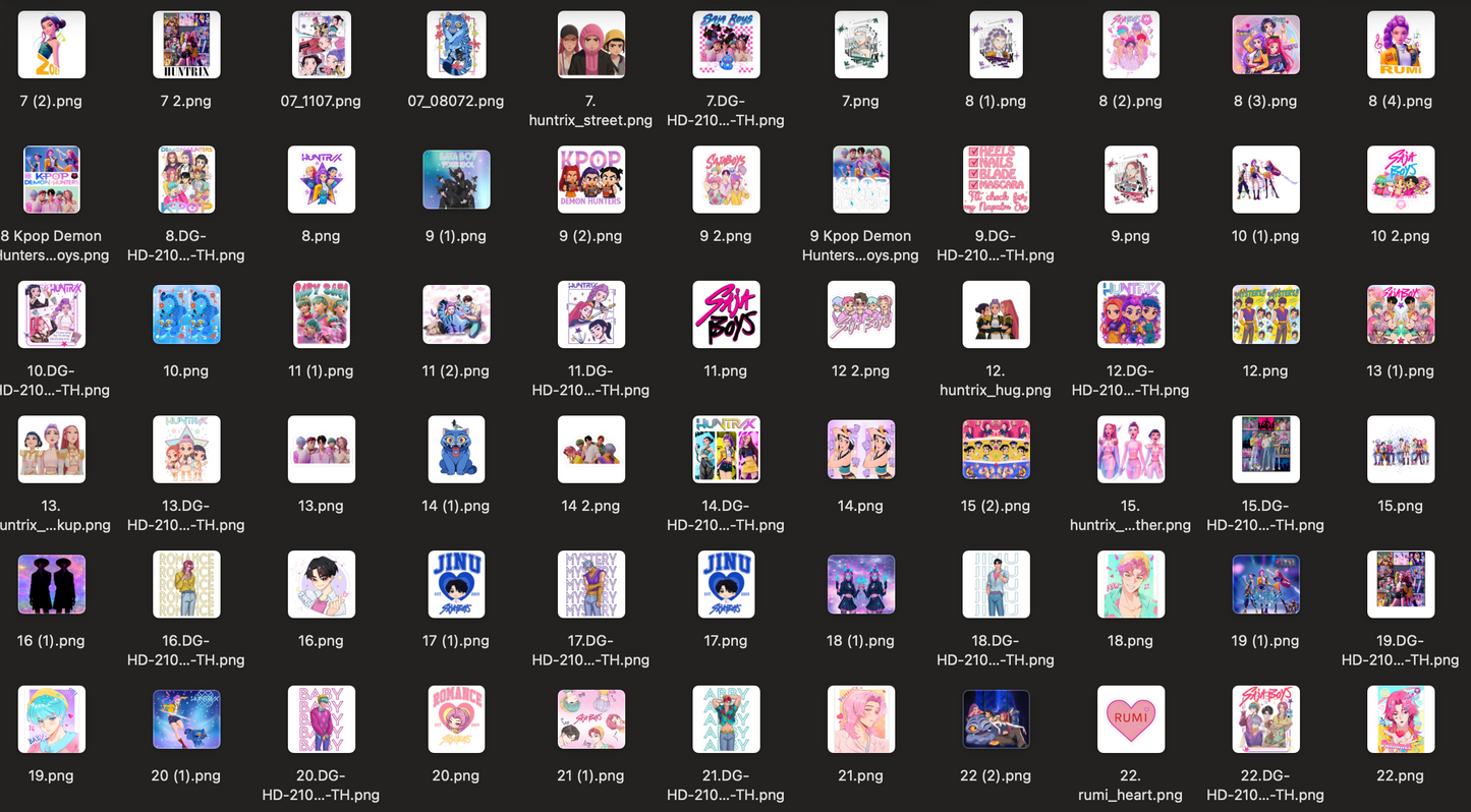 K POP Digital Download Bulk