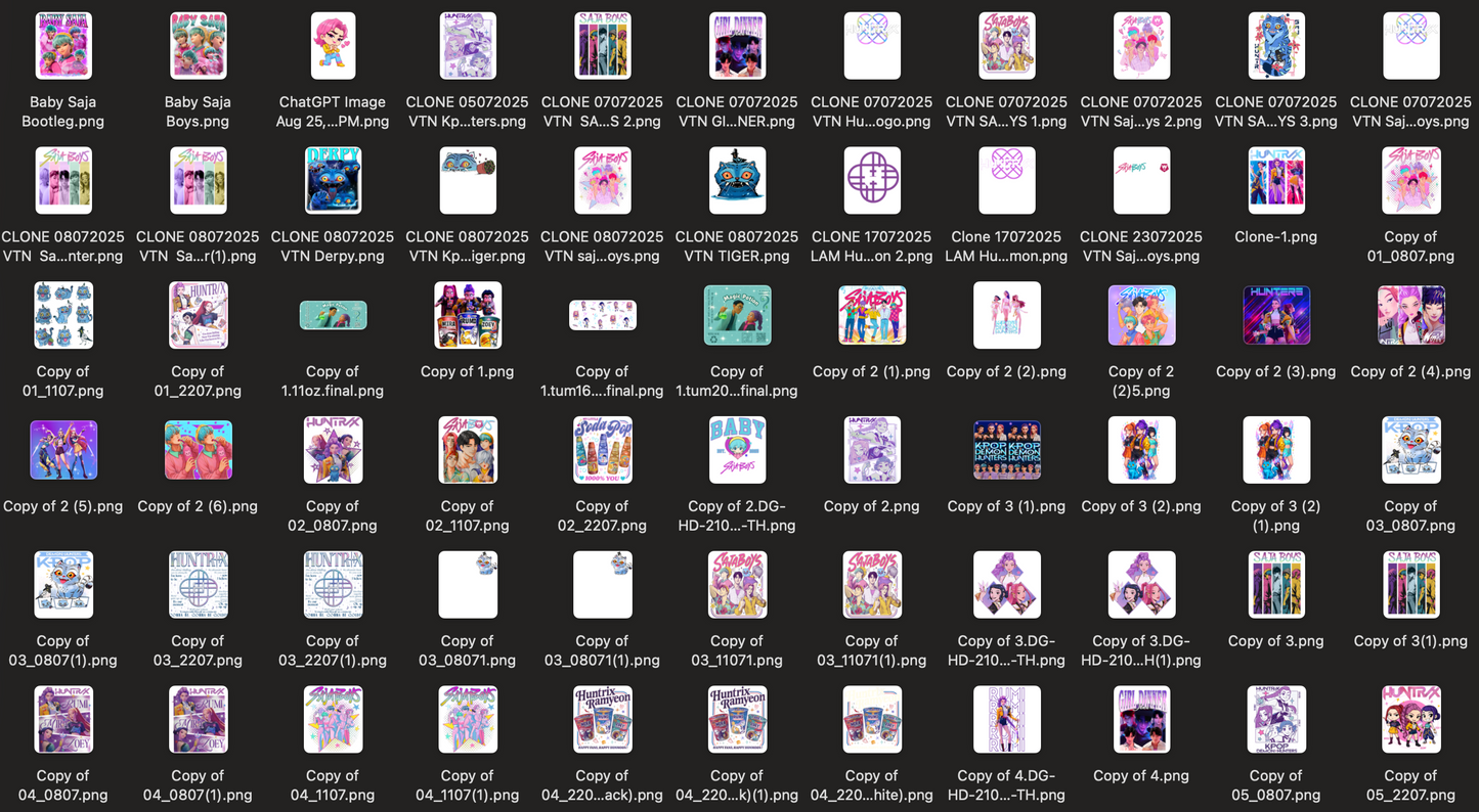 K POP Digital Download Bulk