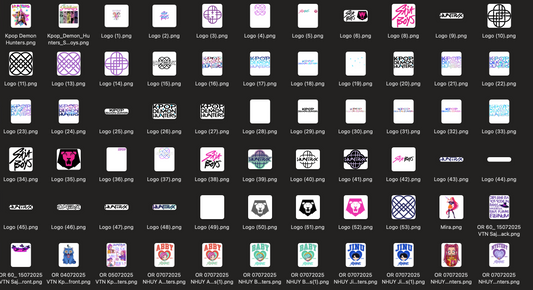 K-POP Digital File [Volume 4] DTF's