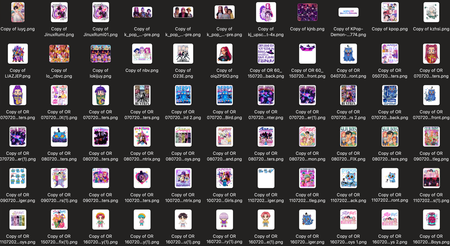 K POP Digital Download Bulk