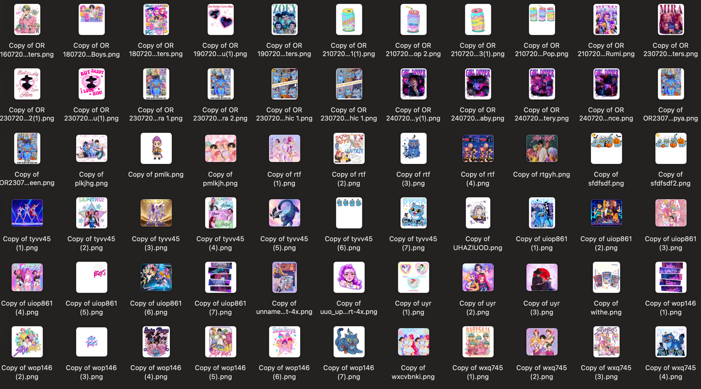 K POP Digital Download Bulk