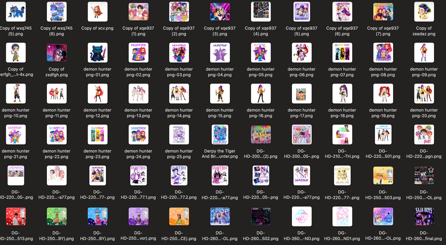 K POP Digital Download Bulk