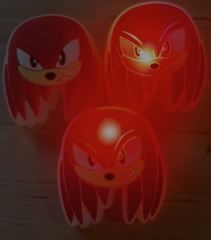 Knuckles Light Up Shoe Charms