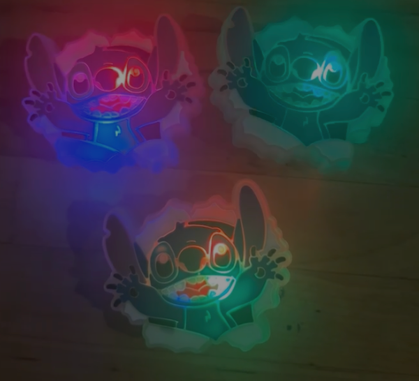 Stitch Light Up Shoe Charms