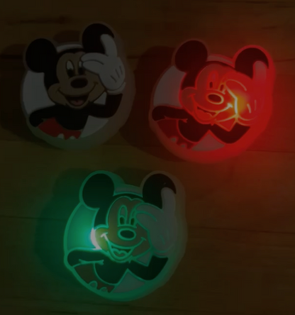 Micky Mouse Light Up Shoe Charms