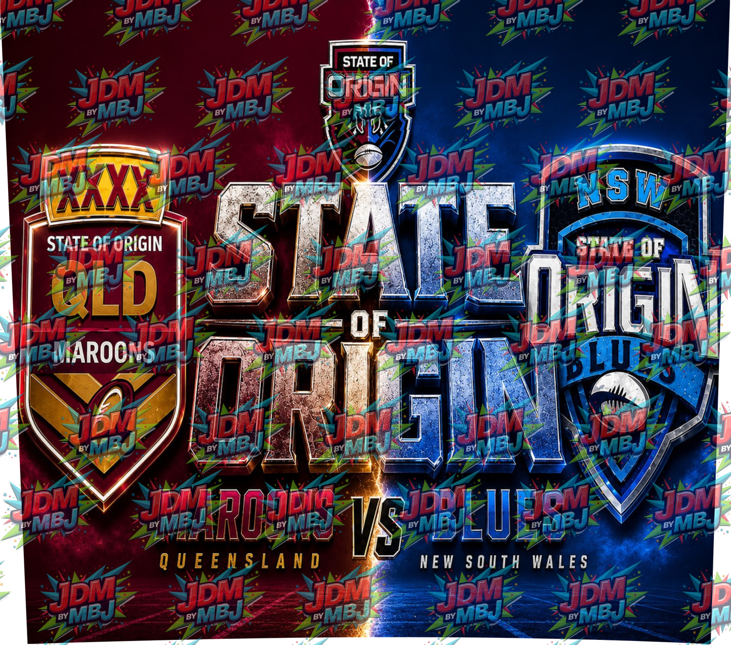 Inspired by State of Origin Sublimation Prints