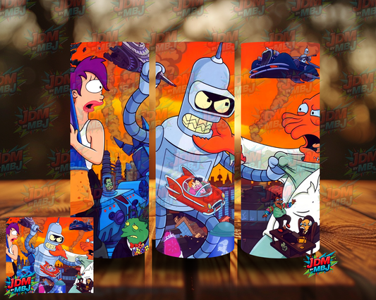Inspired by Futurama Sublimation Print