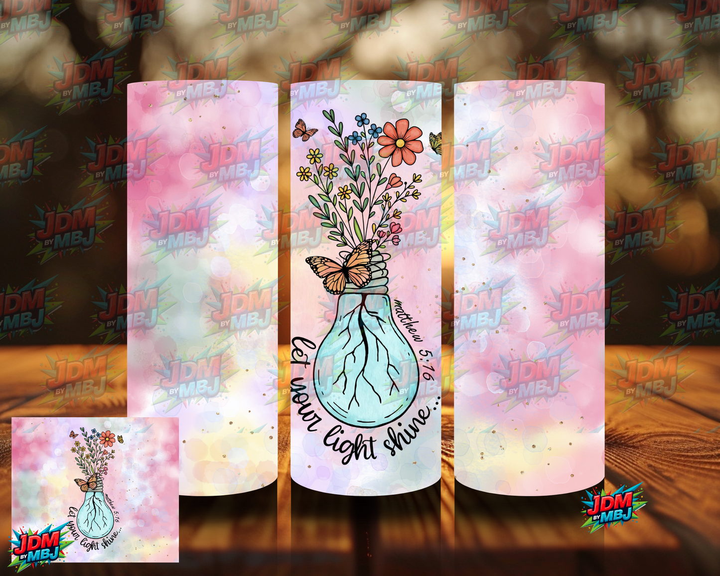 Let Your Light Shine (Matthew 5:16) Sublimation Print