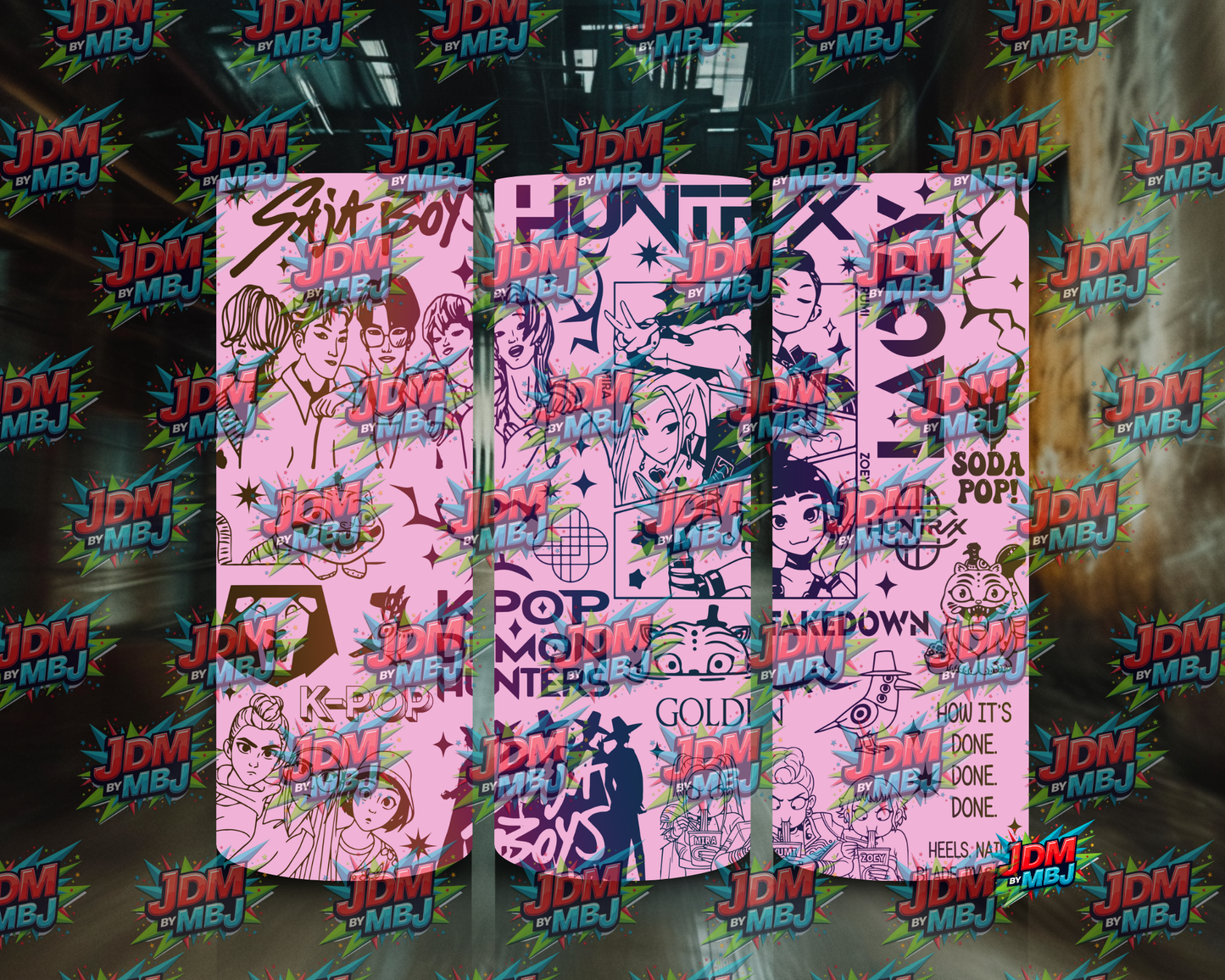 Inspired by K-POP Demon Hunters Sublimation Prints Volume 1